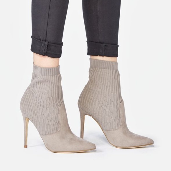 JustFab Shoes - Stiletto Sock Bootie